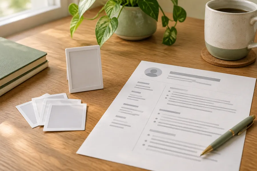Illustrative CV workspace