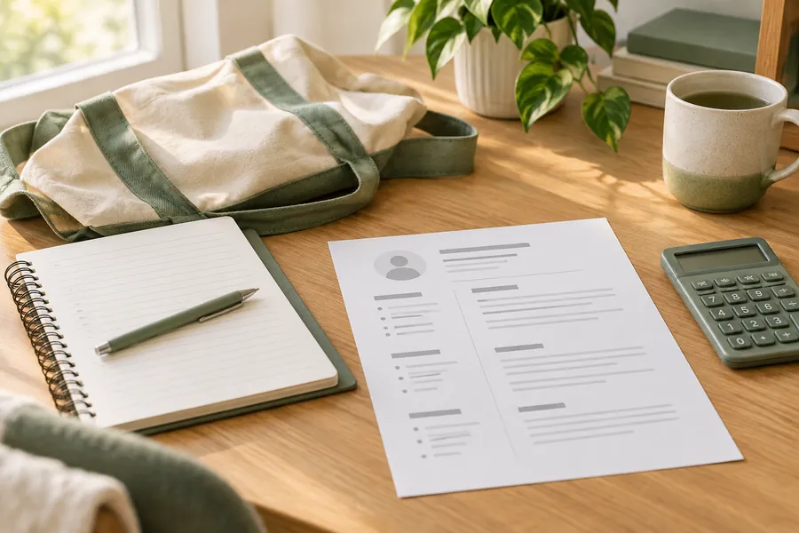 Illustrative CV workspace