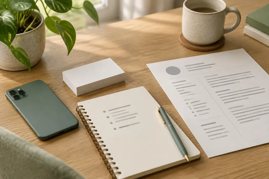 Illustrative CV workspace