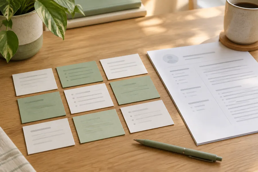 Illustrative CV workspace