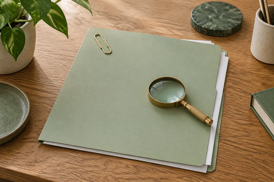 Espace de travail illustrant la rédaction d’un CV